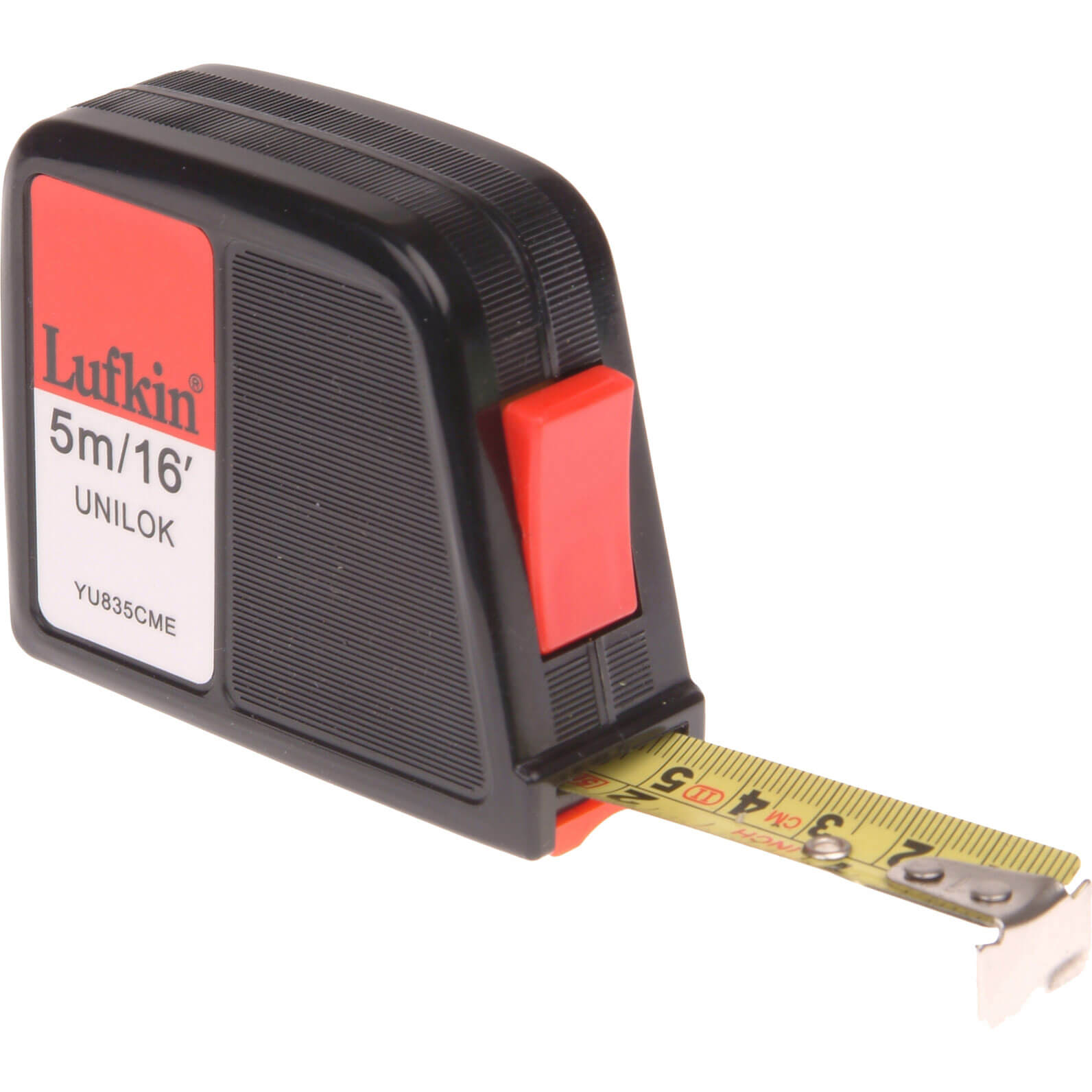 Image of Lufkin Unilok Tape Measure Imperial & Metric 16ft / 5m 19mm