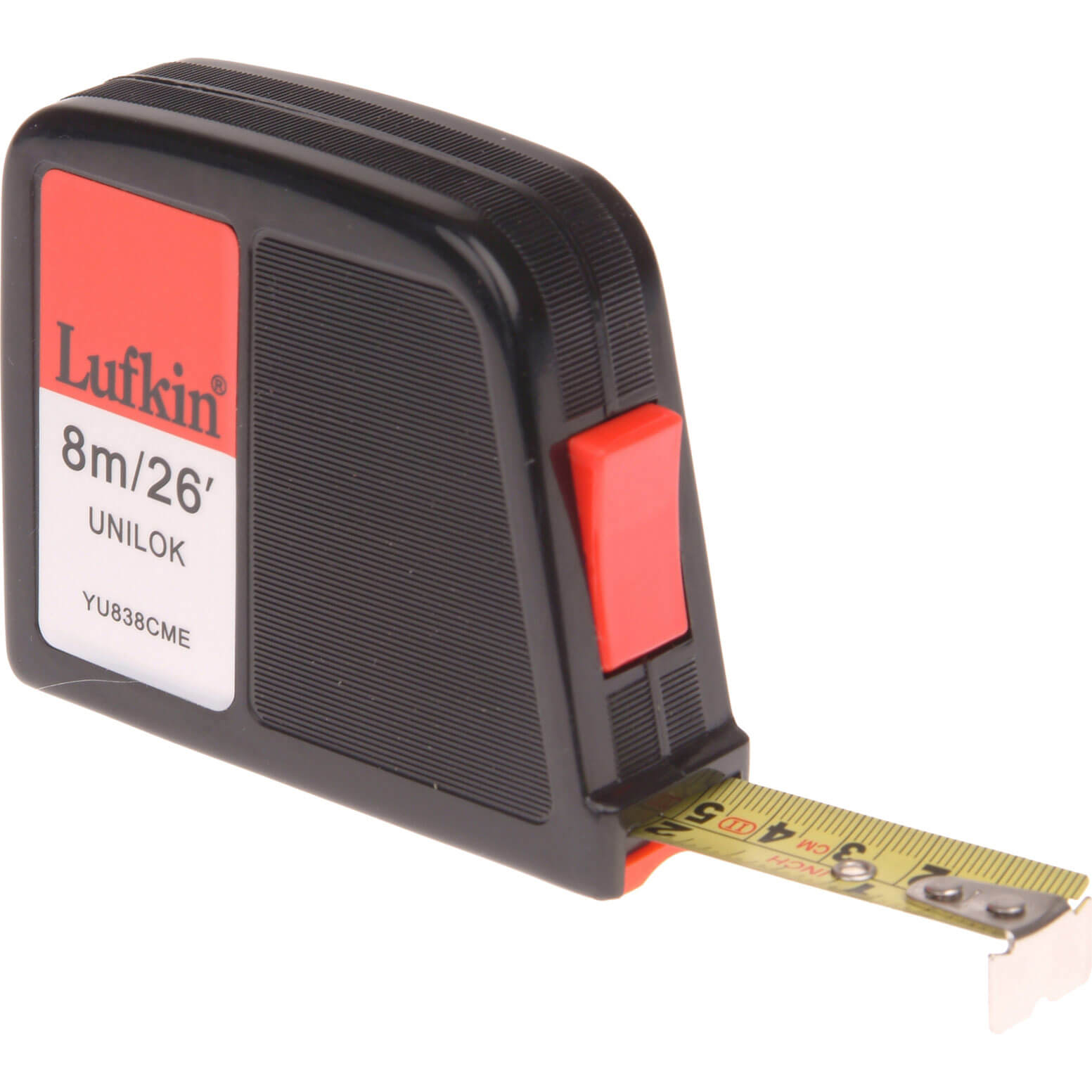 Image of Lufkin Unilok Tape Measure Imperial & Metric 26ft / 8m 19mm