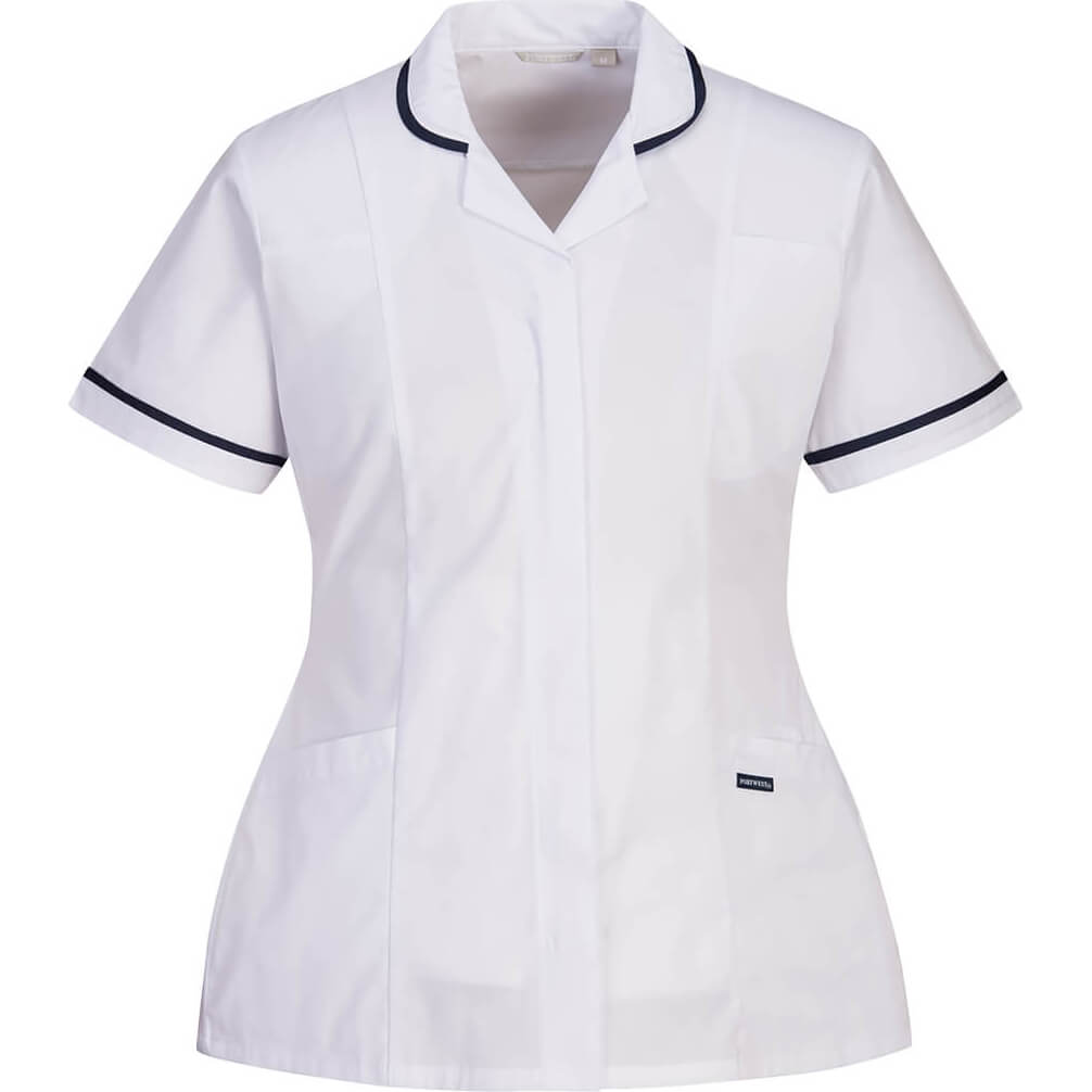 Image of Portwest Womens Stretch Classic Healthcare Tunic White S