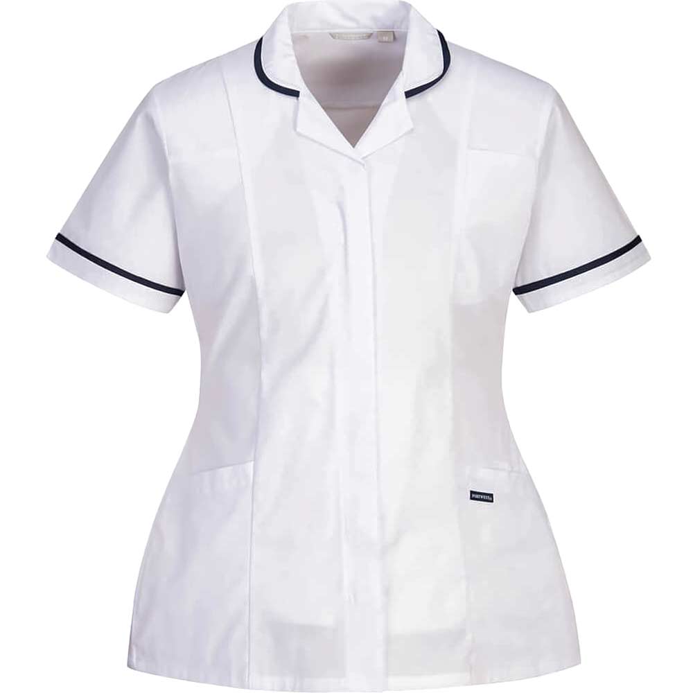 Image of Portwest Womens Stretch Classic Healthcare Tunic White 3XL