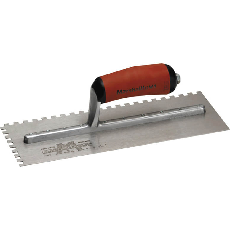 Image of Marshalltown 702SD Notched Trowel 11" 4" 1/2"