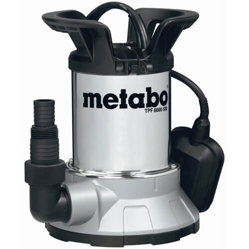 Image of Metabo TPF6600SN Low Intake Stainless Steel Submersible Clean Water Pump 240v