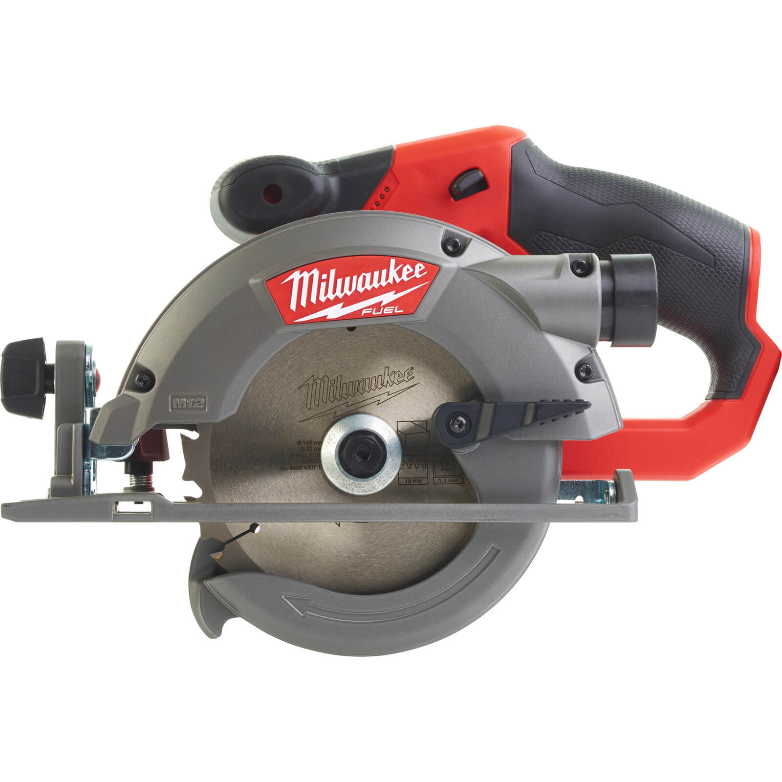Image of Milwaukee M12 CCS44 Fuel 12v Cordless Brushless Circular Saw 140mm No Batteries No Charger No Case