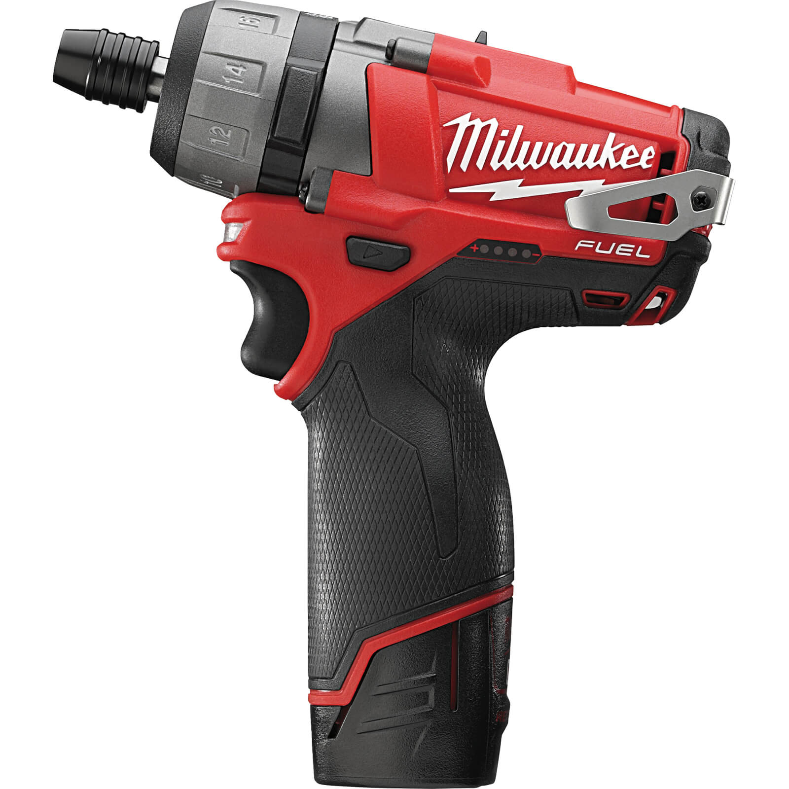Image of Milwaukee M12 CD Fuel 12v Cordless Brushless Screwdriver 2 x 2ah Li-ion Charger Case