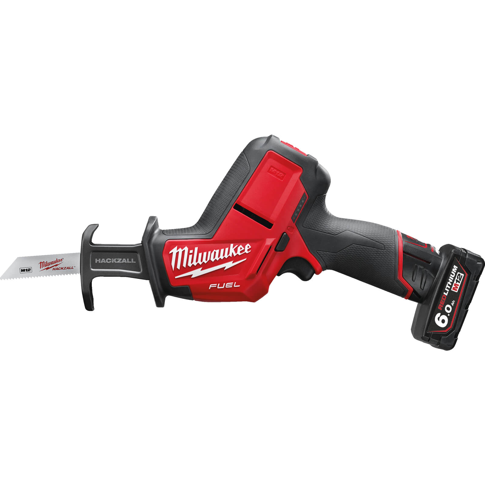 Image of Milwaukee M12 CHZ Fuel 12v Cordless Brushless Reciprocating Saw 2 x 6ah Li-ion Charger Case