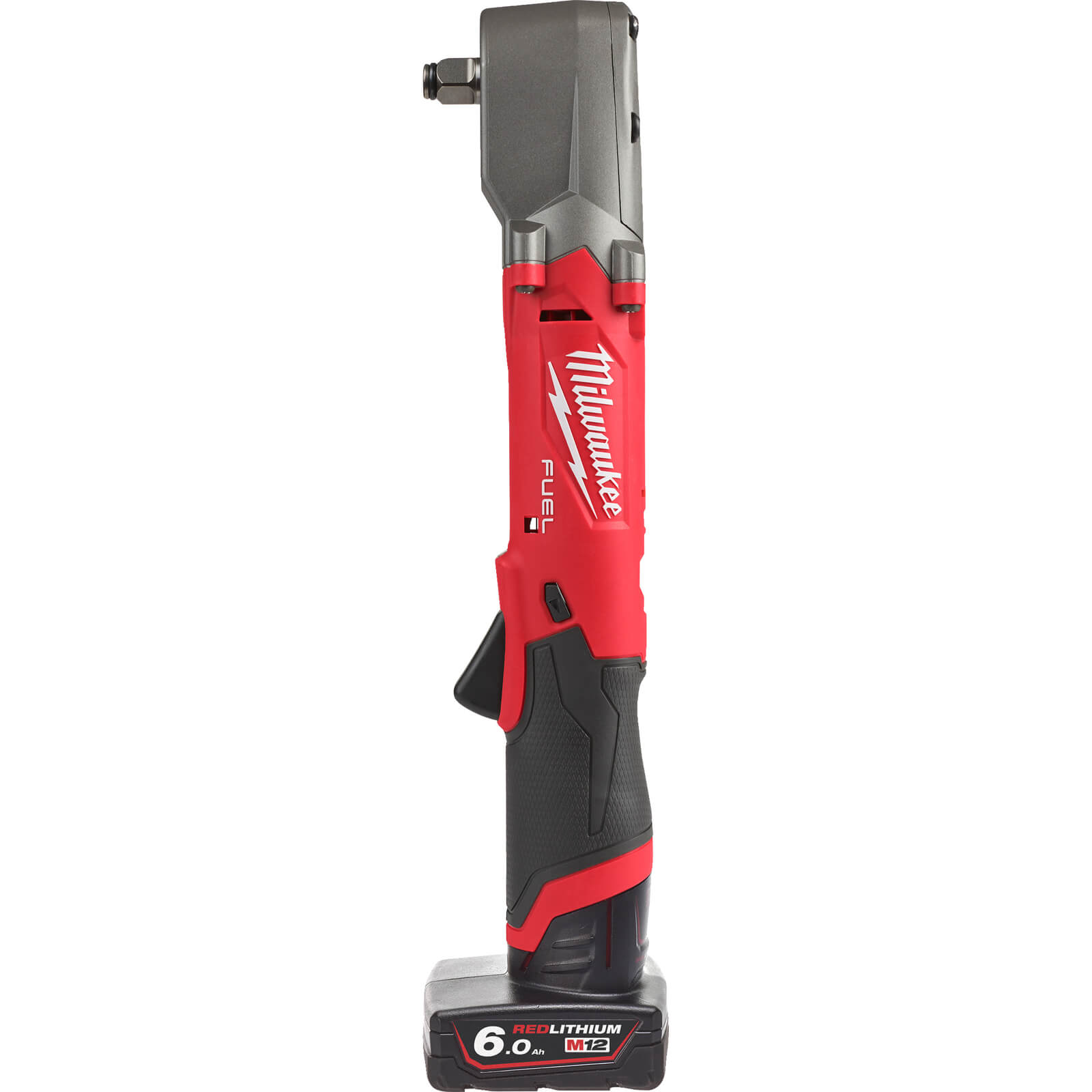 Image of Milwaukee M12 FRAIWF12 Fuel 12v Cordless Brushless 1/2" Drive Ratchet Wrench 1 x 2ah & 1 x 6ah Li-ion Charger Case