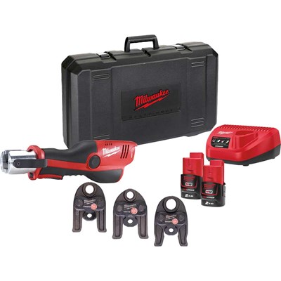 Milwaukee M12 HPT 12v Cordless Hydraulic Press Tool and TH Jaws