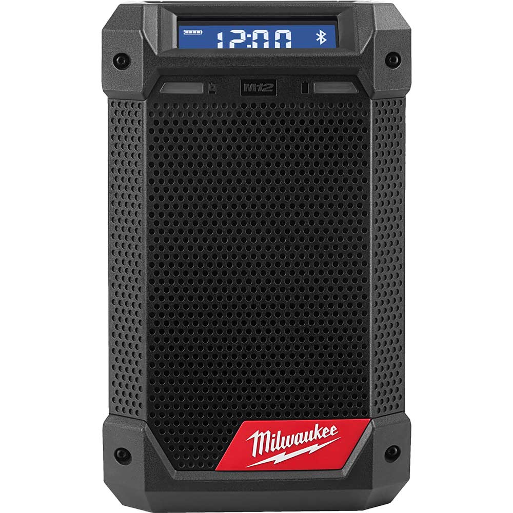 Image of Milwaukee M12 RCDAB+ 12v Job Site Radio and Battery Charger No Batteries No Charger No Case