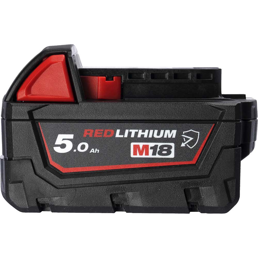 Image of Milwaukee M18 B5-CR 18v Cordless Chemical Resistant Li-ion Battery 5ah 5ah