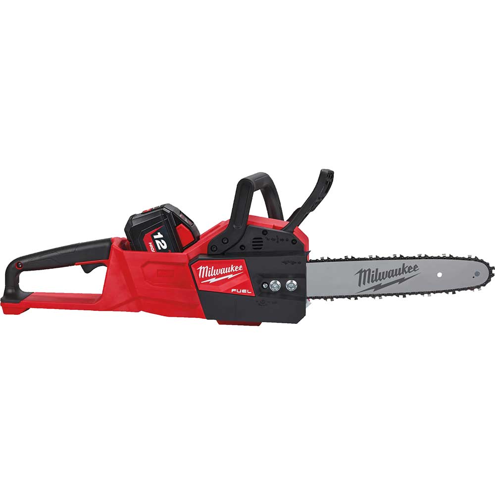 Milwaukee M18 FCHSC Fuel 18v Cordless Brushless Chainsaw 300mm 1 x 12ah Li-ion Battery Charger