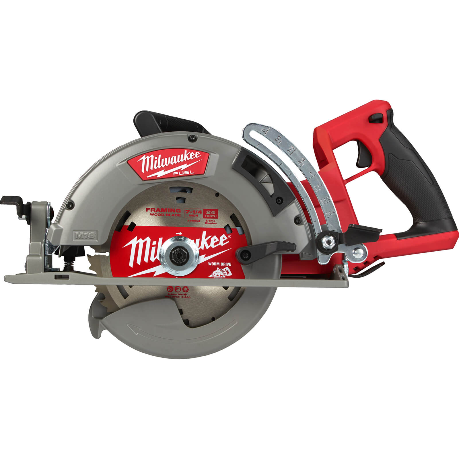 Image of Milwaukee M18 FCSRH66 Fuel 18v Cordless Brushless Rear Handle Circular Saw 190mm No Batteries No Charger No Case