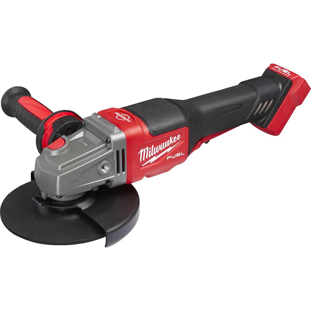 Image of Milwaukee M18 FHSAG125XPDB Fuel 18v Cordless Brushless Angle Grinder 125mm No Batteries No Charger Case