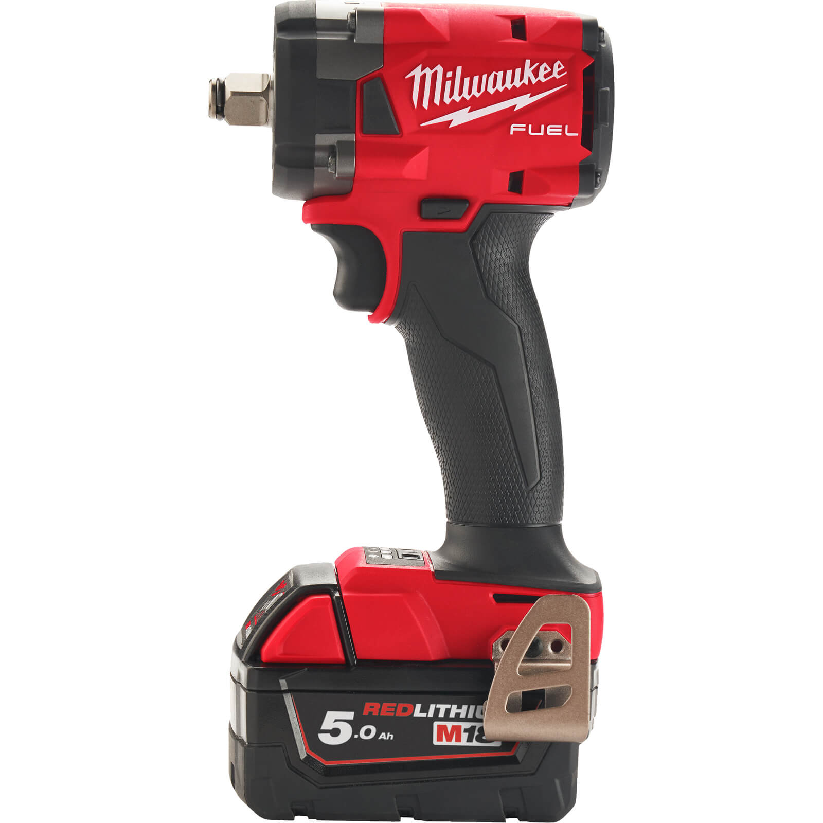 Image of Milwaukee M18 FIW2F12 Fuel 18v Cordless Brushless 1/2" Drive Impact Wrench 2 x 5ah Li-ion Charger Case