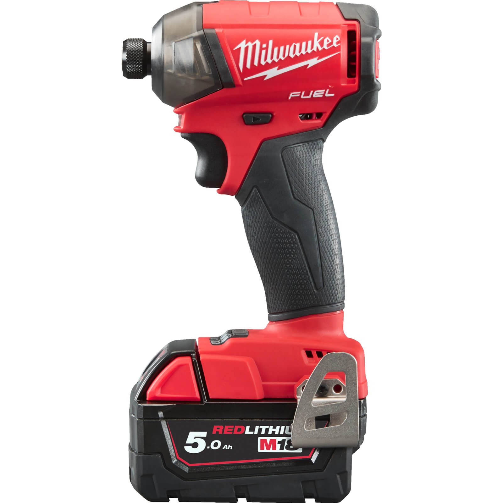 Image of Milwaukee M18 FQID Fuel 18v Cordless Brushless Surge Hydraulic Impact Driver 2 x 5ah Li-ion Charger Case