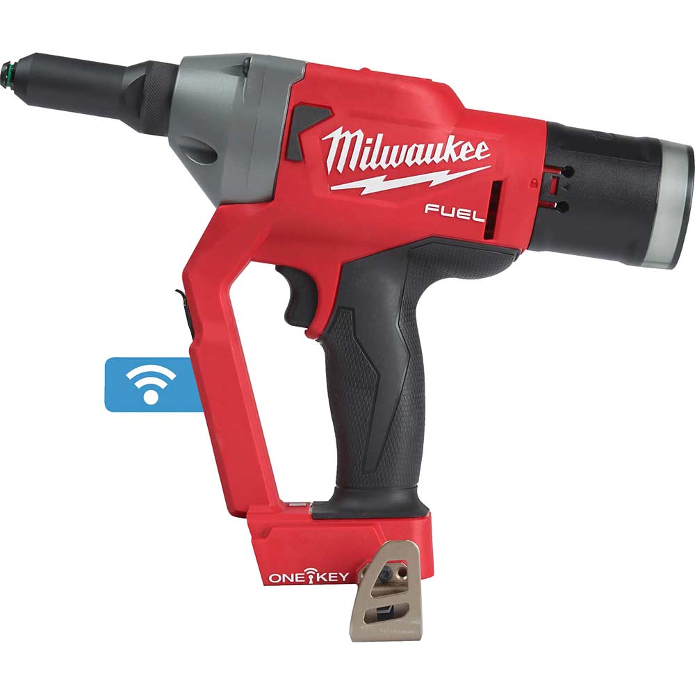 Image of Milwaukee M18 ONEFPRT Fuel 18v Cordless Brushless Rivet Gun No Batteries No Charger Case