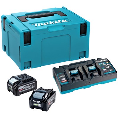 Makita 1911E6-1 40v Max XGT Cordless 2 Battery and 110v Charger Kit