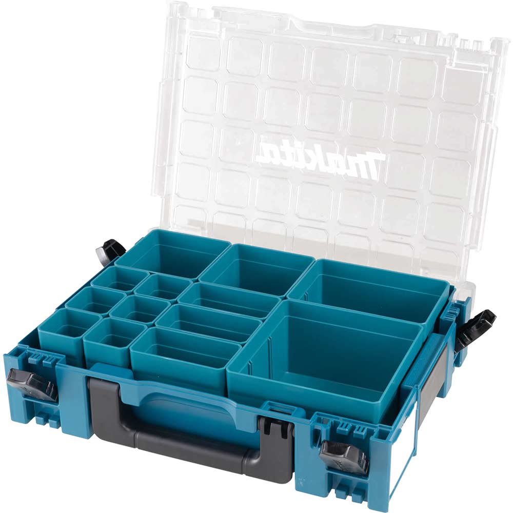 Makita MakPac 13 Compartment Plastic Organiser Case