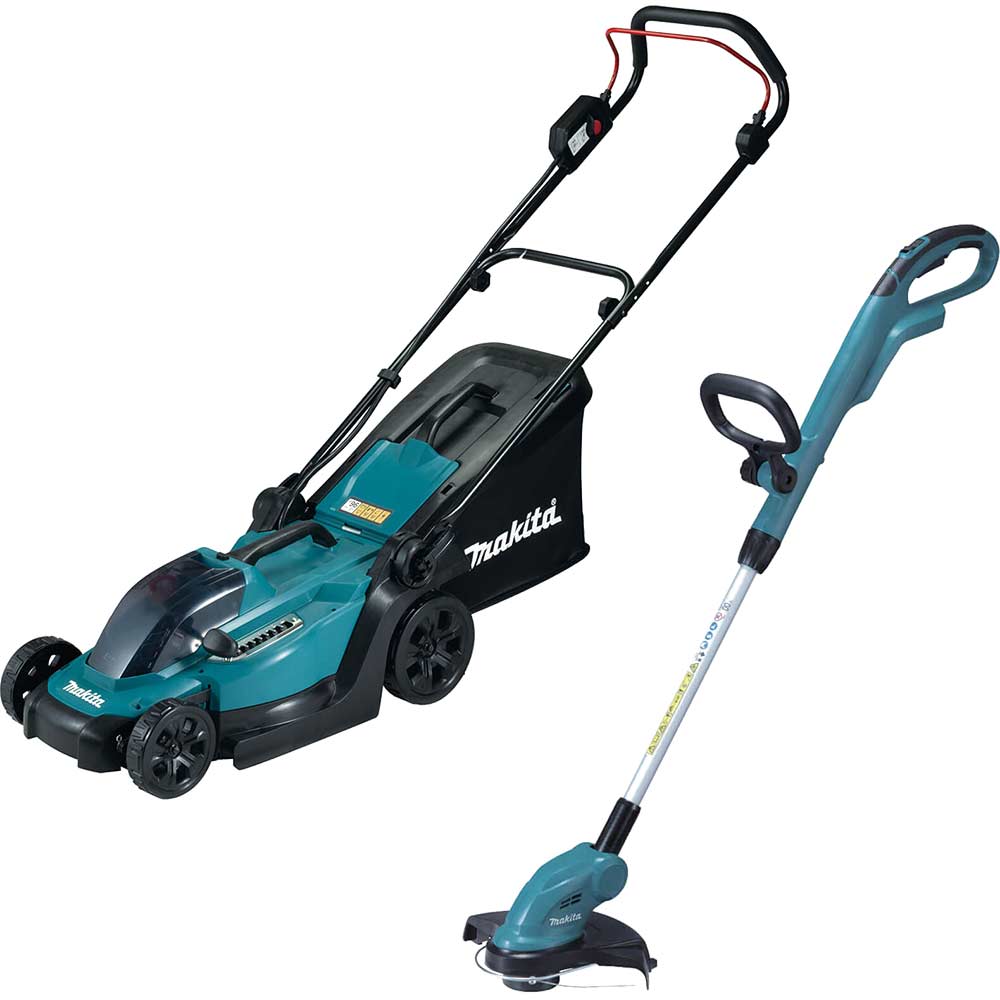 Image of Makita 18v LXT Cordless Garden Lawn Set No Batteries No Charger