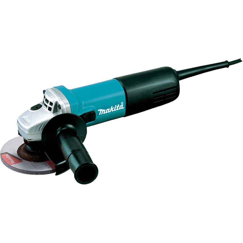 Makita 9557NBRX1 Angle Grinder and Diamond Blade 115mm 110v