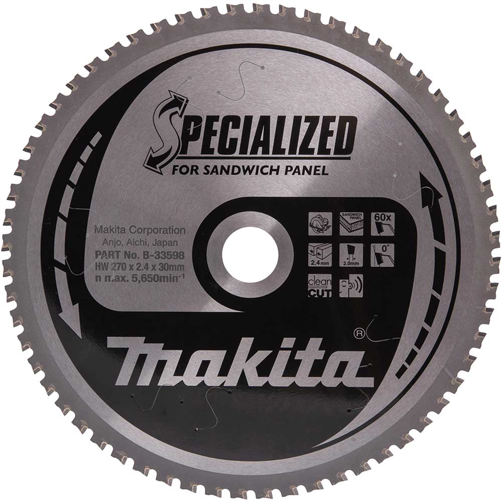 Makita SPECIALIZED Circular Saw Blade for Sandwich Panel Cutting 235mm 50T 30mm