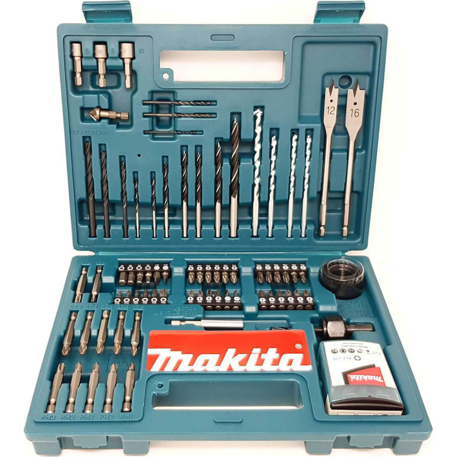 Image of Makita 100 Piece Drill and Screw Bit Set