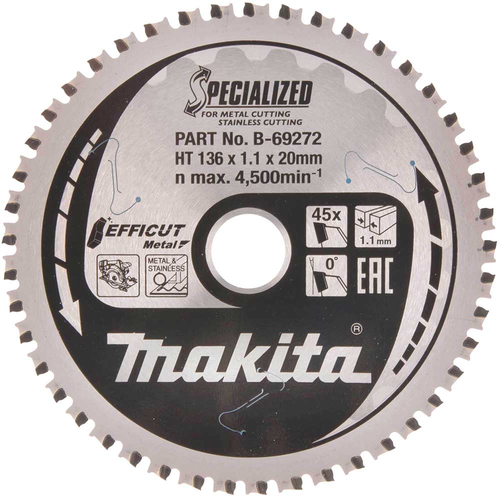 Photos - Power Tool Accessory Makita SPECIALIZED Efficut Stainless Circular Saw Blade 150mm 48T 20mm B-6 