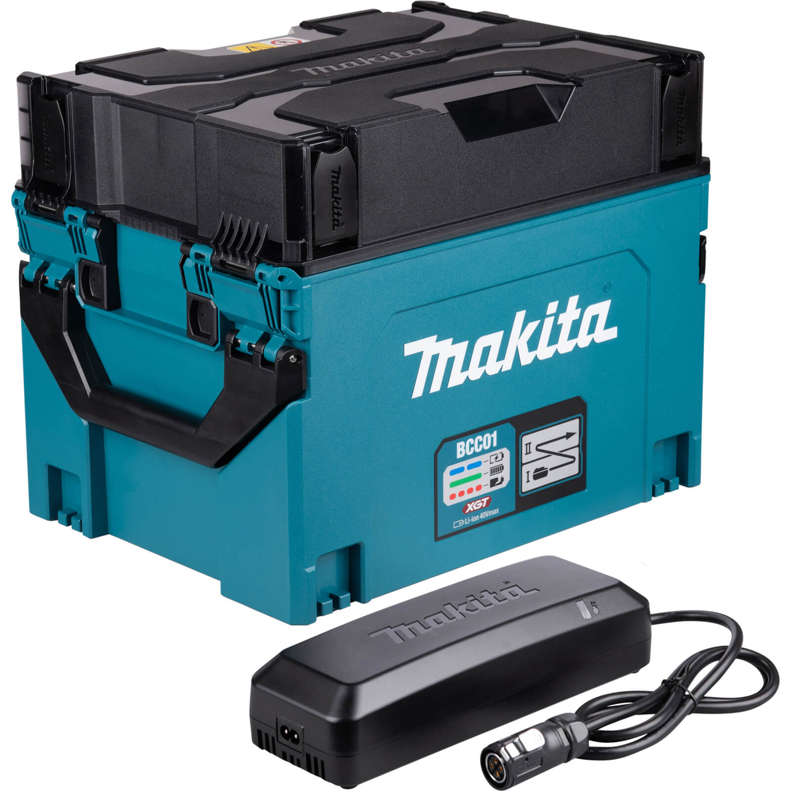 Image of Makita BCC01 XGT 8 Port Makpac Battery Charger