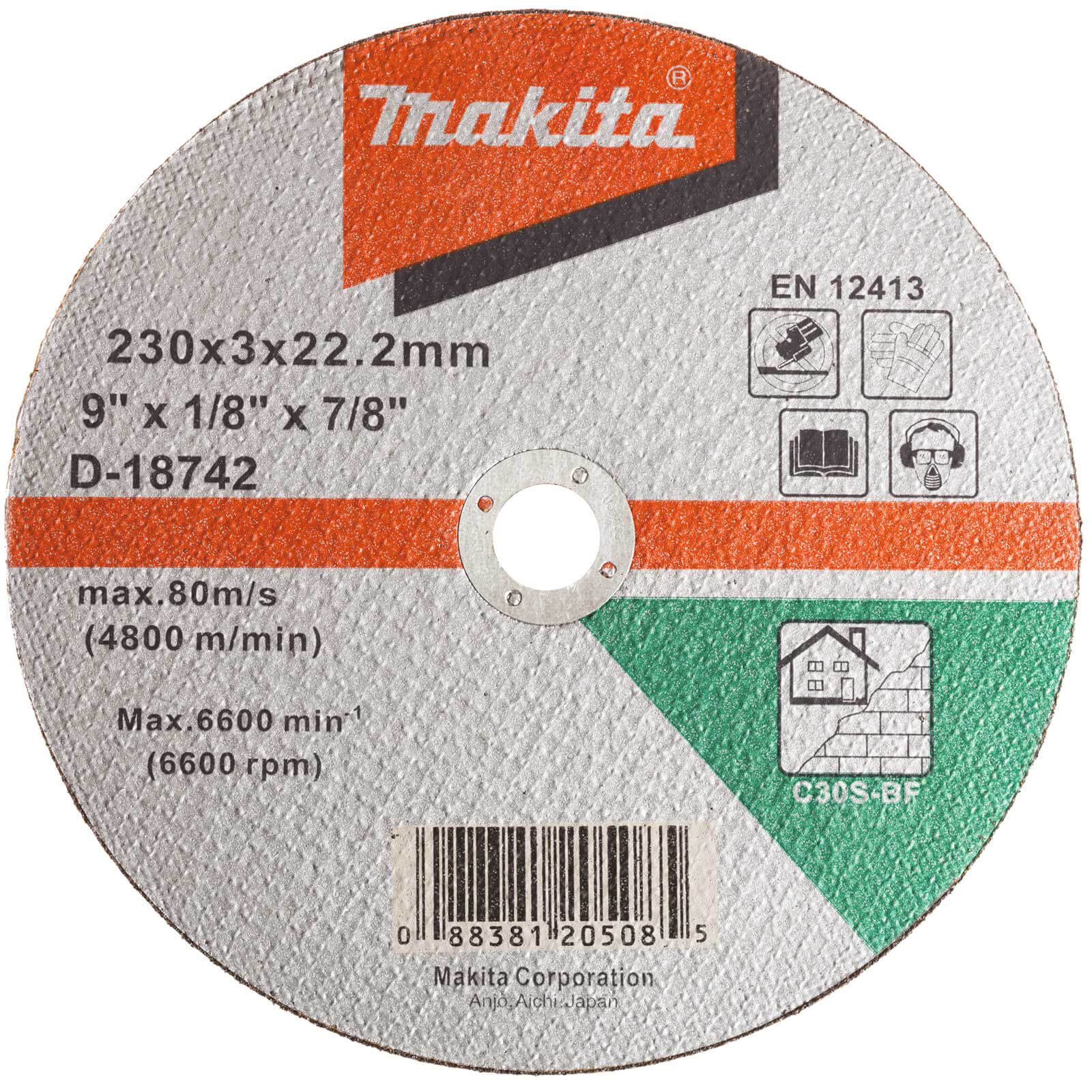 Image of Makita A41 Stone Cutting Disc 230mm