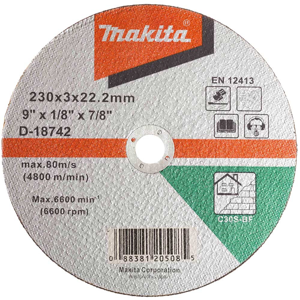 Image of Makita A41 Stone Cutting Disc 230mm