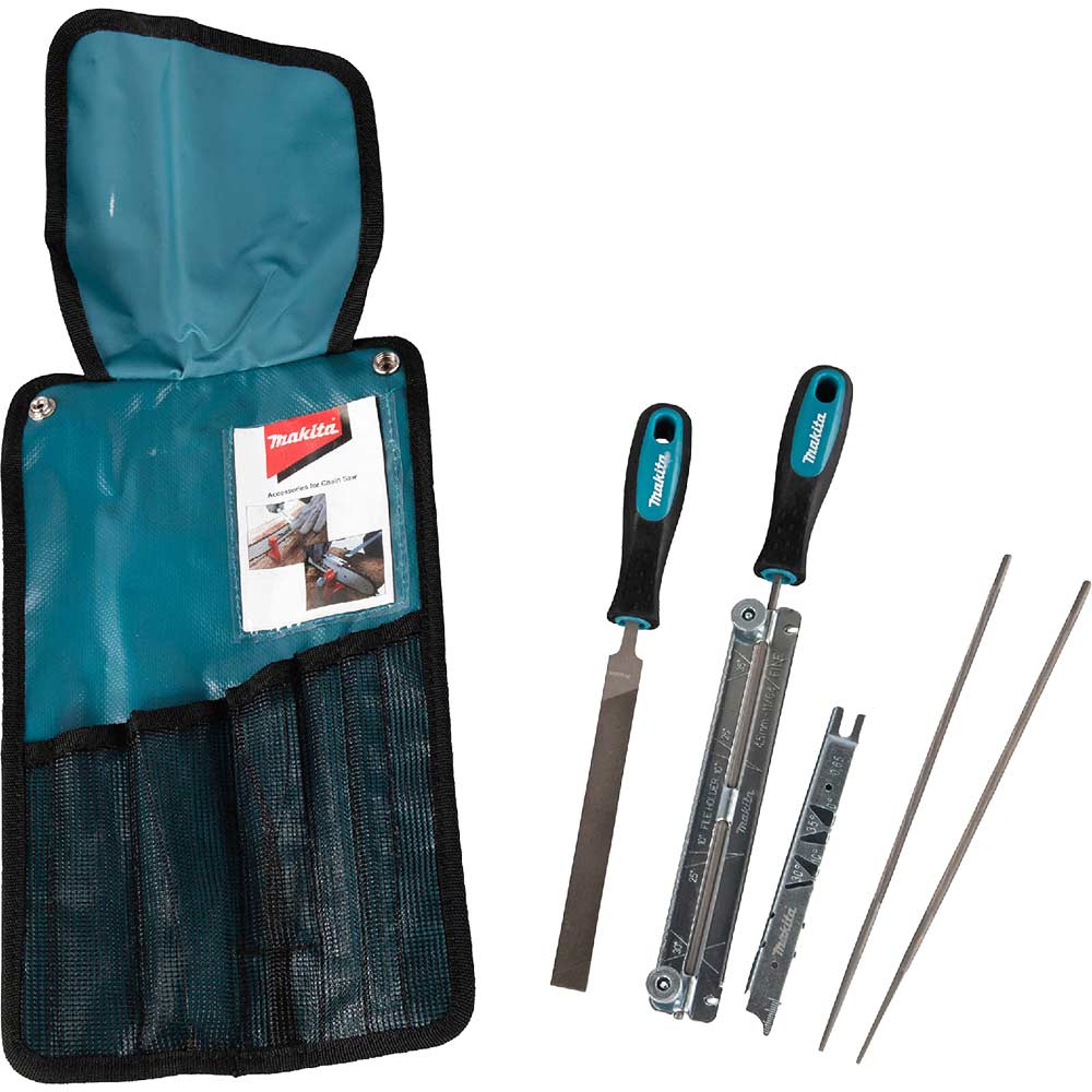 Image of Makita 4.5mm Chainsaw Chain Sharpening Set