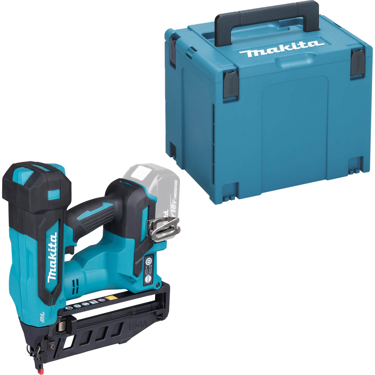 Makita DBN601 18v LXT Cordless Brushless 16 Gauge Finishing Nailer No Batteries No Charger Case