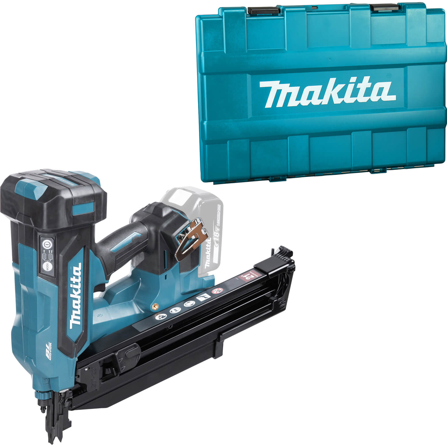 Makita DBN901 18v LXT Cordless Brushless Round Head Framing Nailer No Batteries No Charger Case