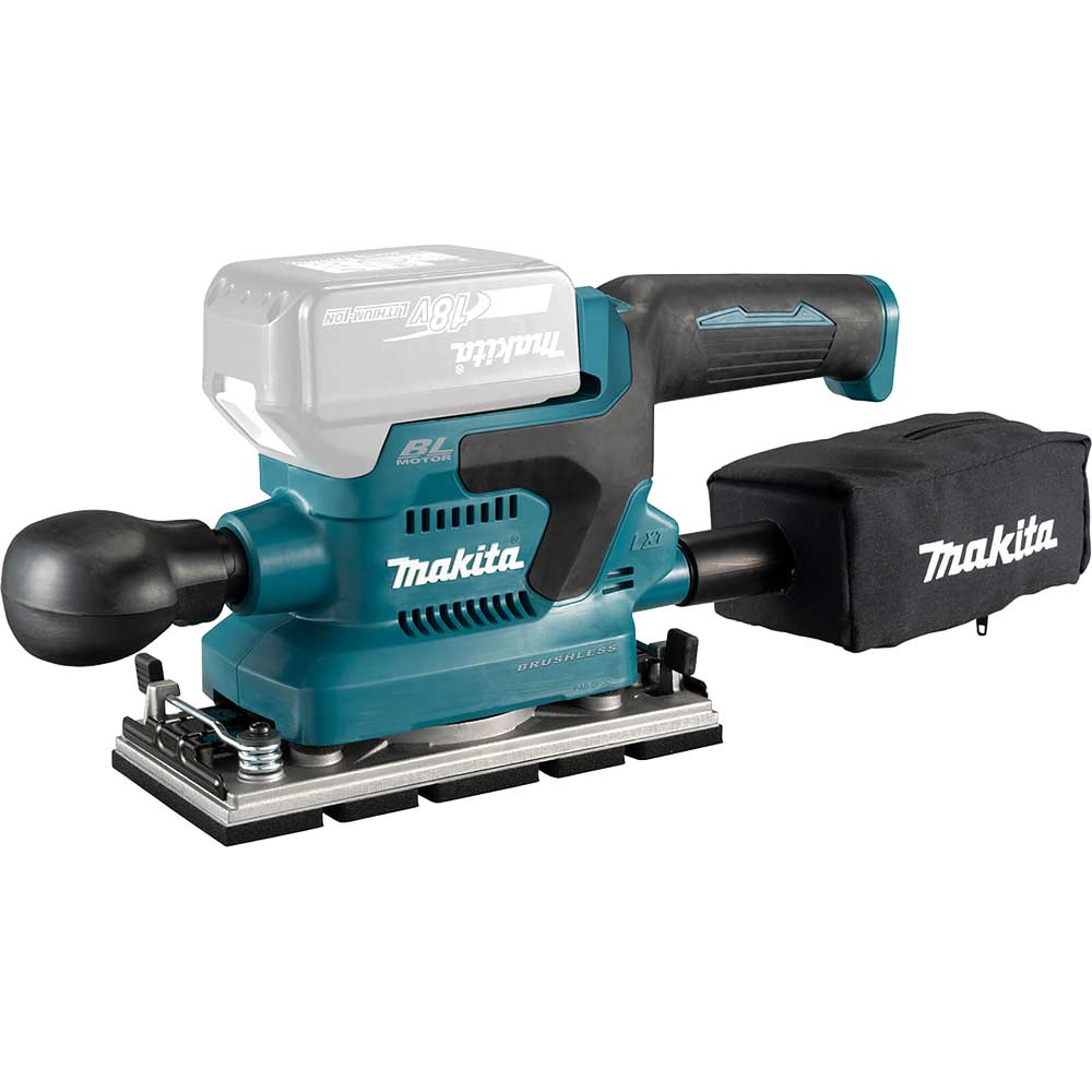 Makita DBO382 18v LXT Cordless Brushless Finishing Sander No Batteries No Battery Charger No Case