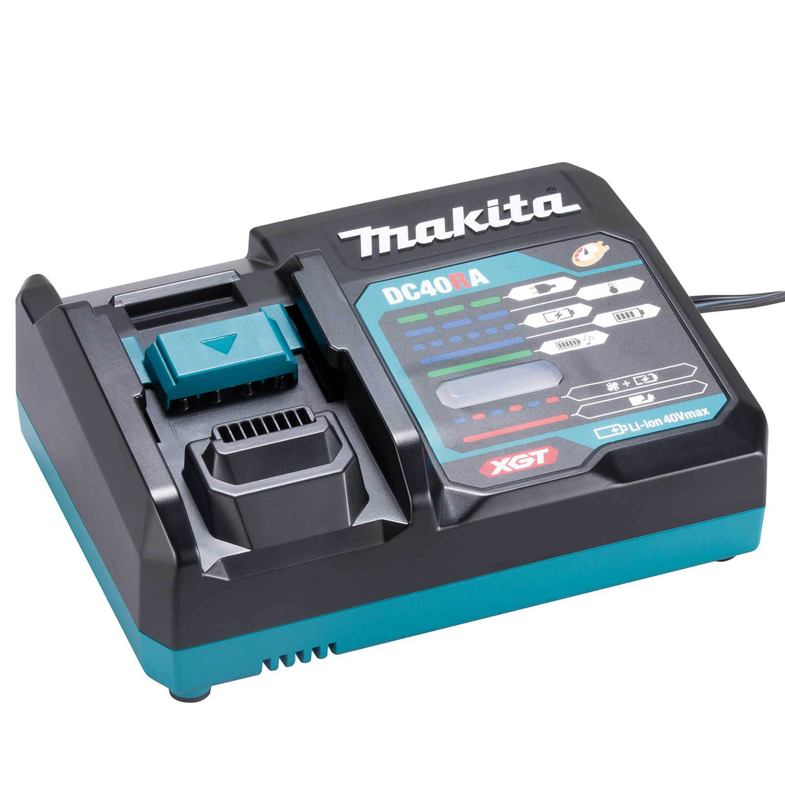 Photos - Power Tool Battery Makita DC40RA 40v Max XGT Battery Fast Charger 110v 191N22-6 