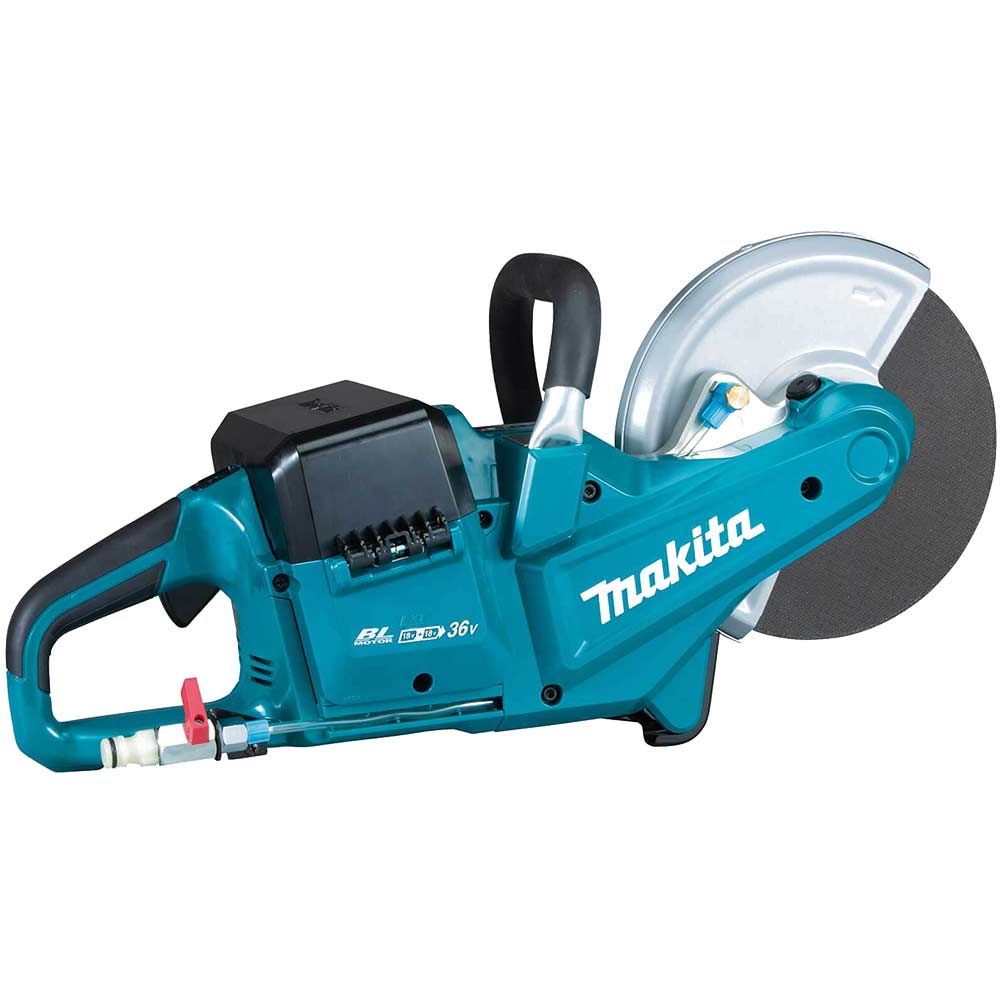 Makita DCE090 Twin 18v LXT Cordless Brushless Disc Cutter 230mm No Batteries No Battery Charger No Case