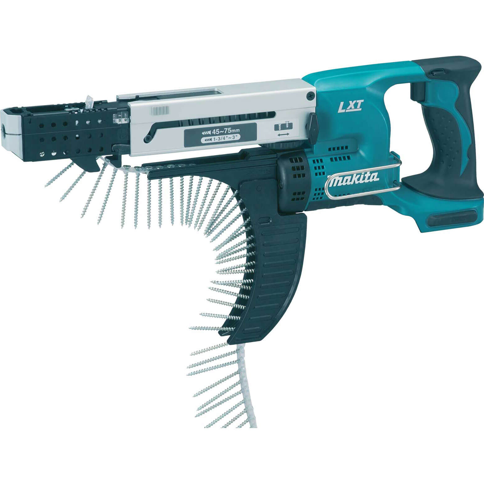 Image of Makita DFR750 18v LXT Cordless Auto Feed Screwdriver No Batteries No Charger No Case