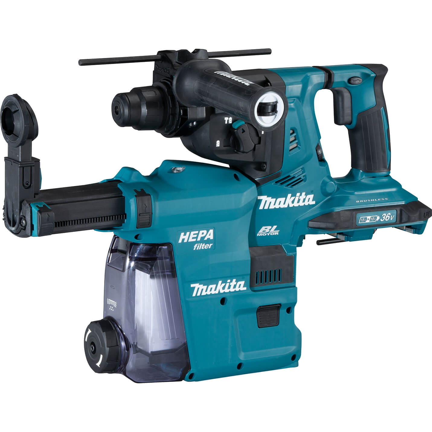 Image of Makita DHR280 Twin 18v LXT Cordless Brushless SDS Hammer Drill No Batteries No Charger Case & Accessories