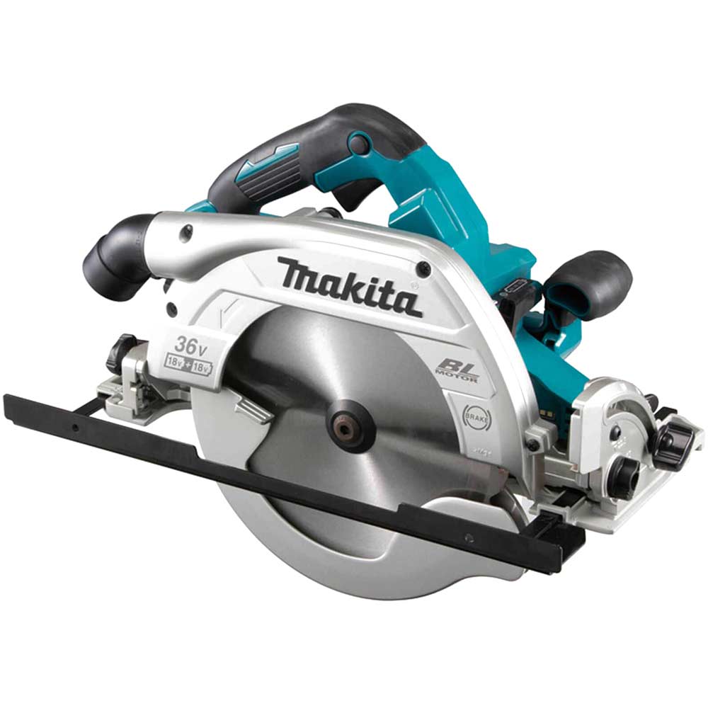 Image of Makita DHS900 Twin 18v LXT Cordless Brushless Circular Saw 235mm No Batteries No Charger No Case