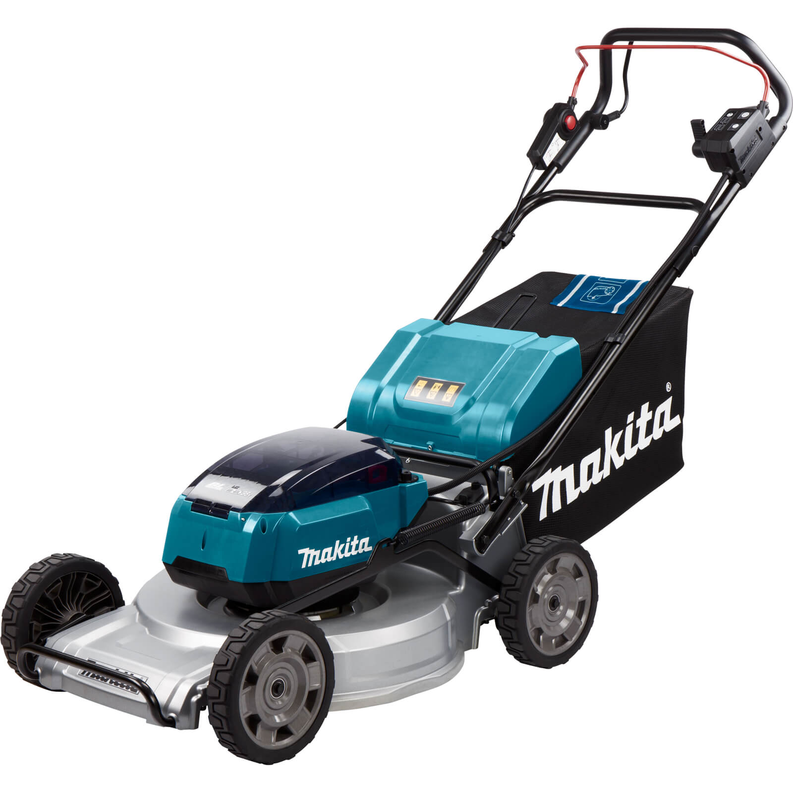 Image of Makita DLM533 Twin 18v LXT Cordless Brushless Lawnmower 530mm No Batteries No Charger