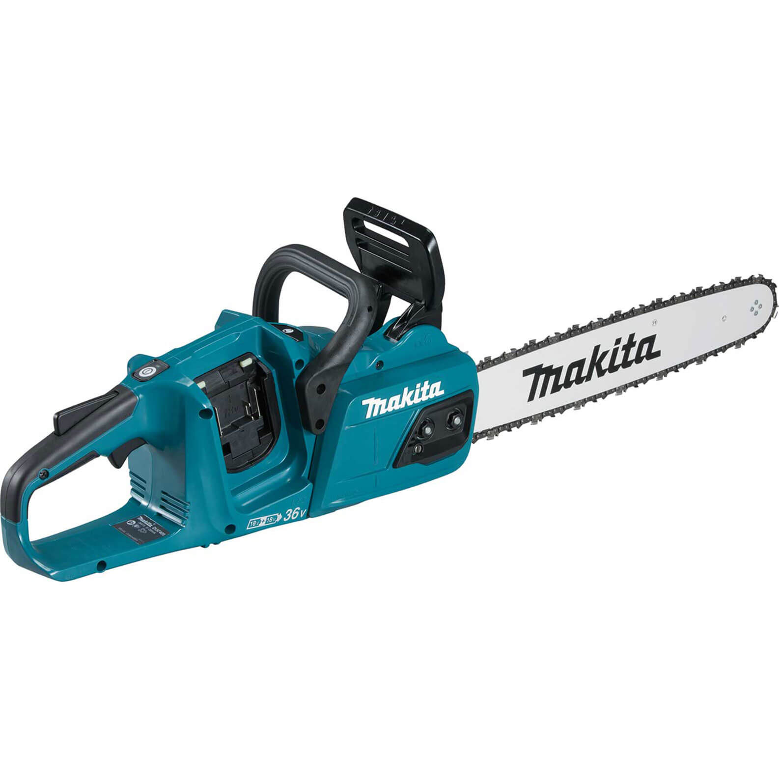 Makita DUC405 Twin 18v LXT Cordless Brushless Chainsaw 400mm No Batteries No Charger