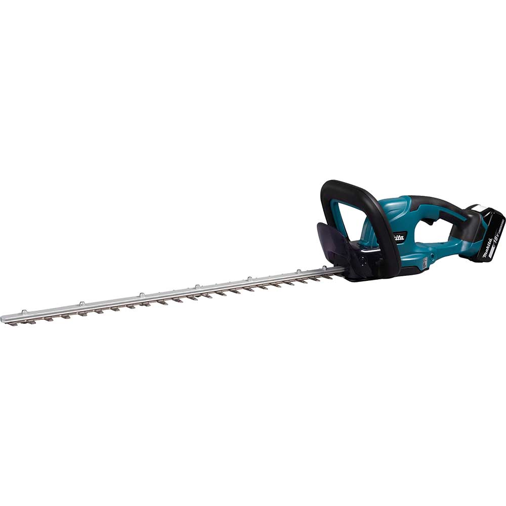 Image of Makita DUH607 18v LXT Cordless Hedge Trimmer 600mm 1 x 5ah Li-ion Charger