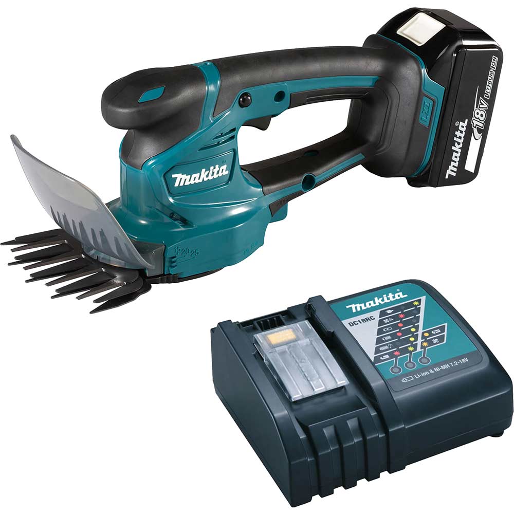 Makita DUM111 18v LXT Cordless Grass Shears 1 x 5ah Li-ion Charger