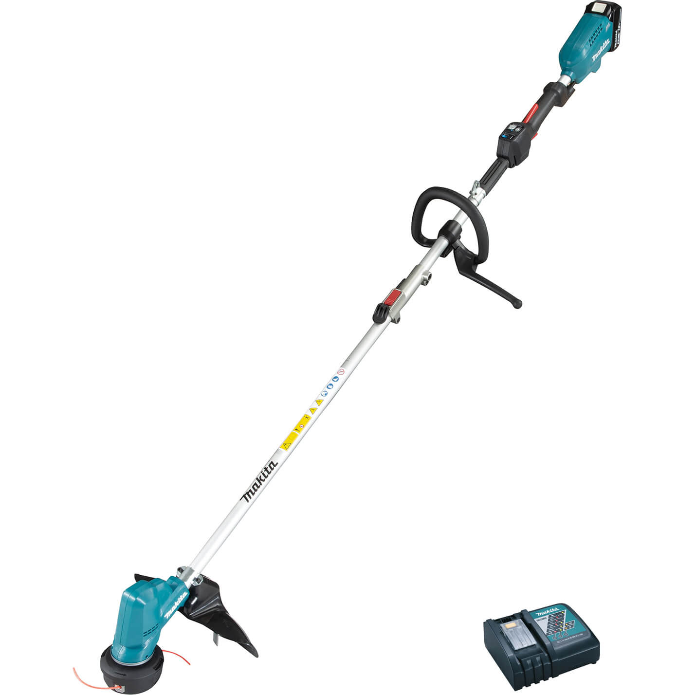 Image of Makita DUR191L 18v LXT Cordless Brushless Line Trimmer 300mm 1 x 5ah Li-ion Charger