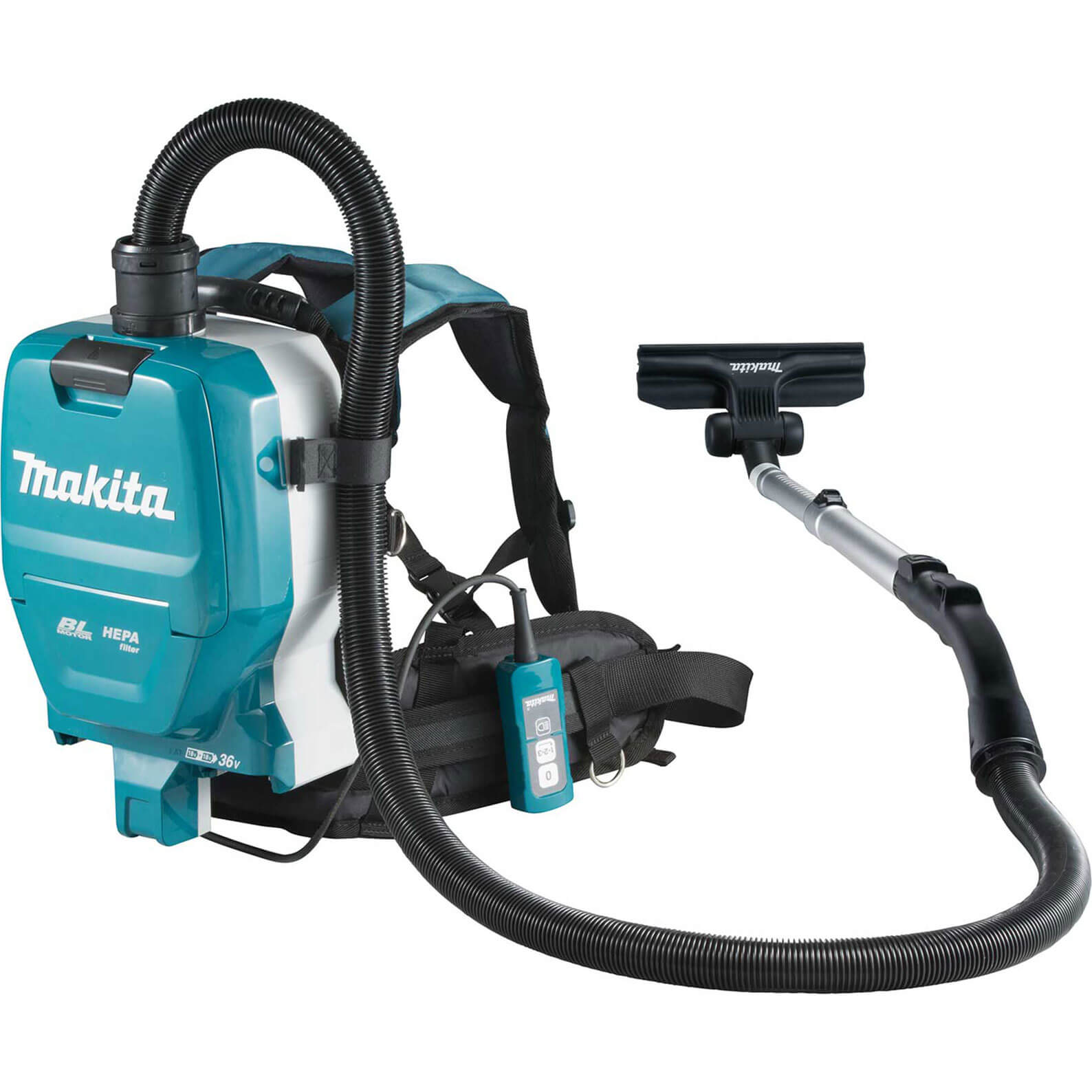 Makita DVC261 Twin 18v LXT Cordless Brushless Backpack Vacuum Cleaner No Batteries No Charger