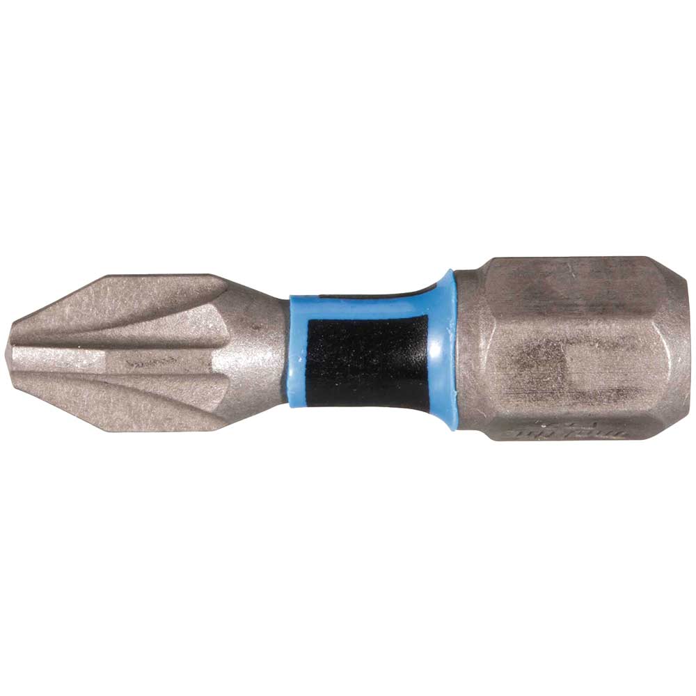 Image of Makita Impact Premier Torsion Pozi Screwdriver Bits PZ2 25mm Pack of 2