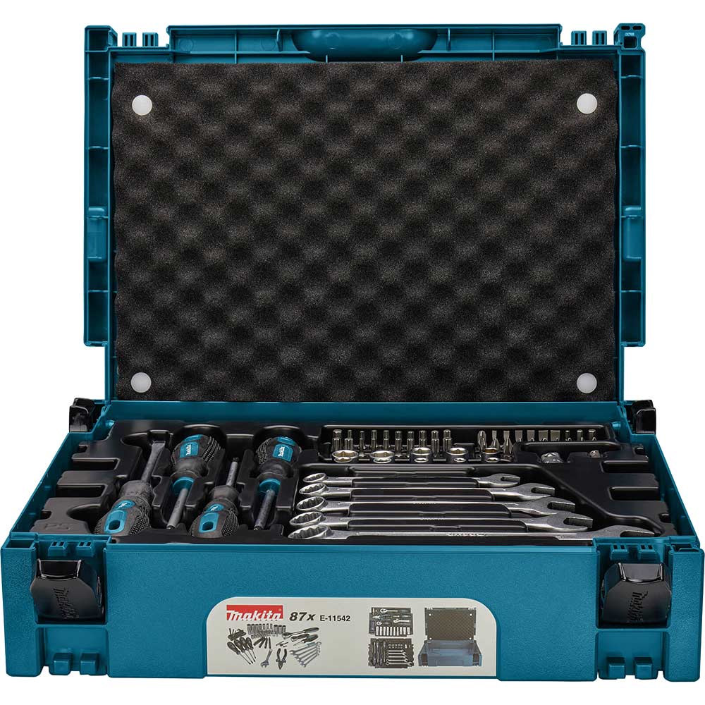 Makita 87 Piece Mechanics Tool Set MakPac Case