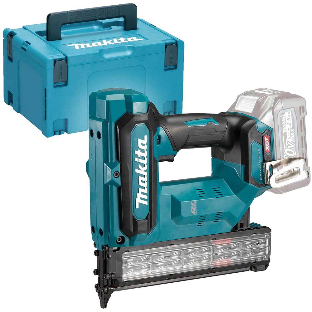 Makita FN001G 40v Max XGT Cordless Brushless 18 Gauge Brad Nailer No Batteries No Battery Charger Case