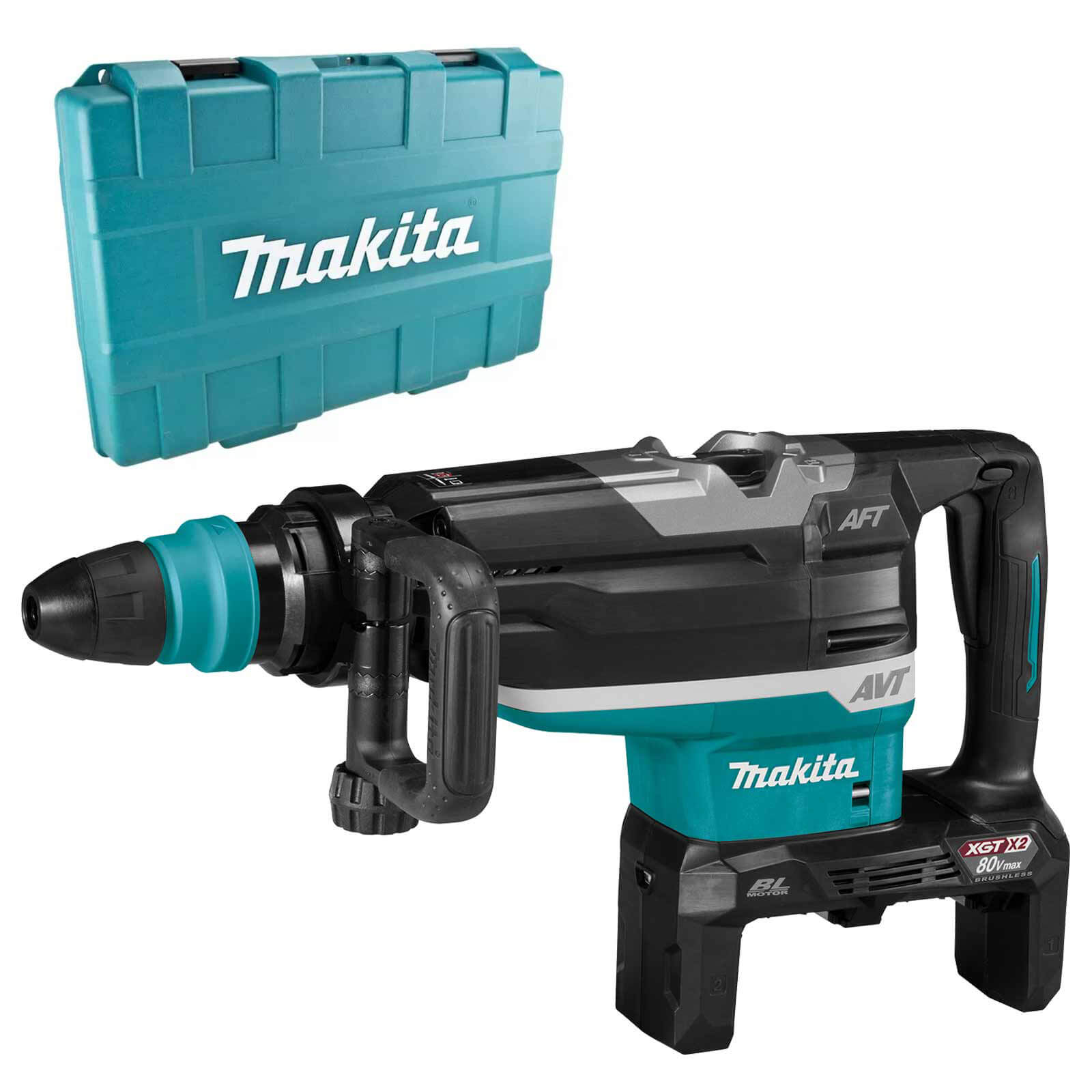 Image of Makita HR006G Twin 40v Max XGT Cordless Brushless Demolition Hammer No Batteries No Charger Case