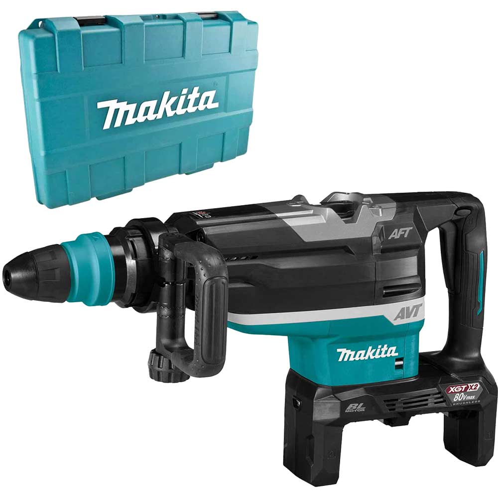 Image of Makita HR006G Twin 40v Max XGT Cordless Brushless Demolition Hammer No Batteries No Charger Case