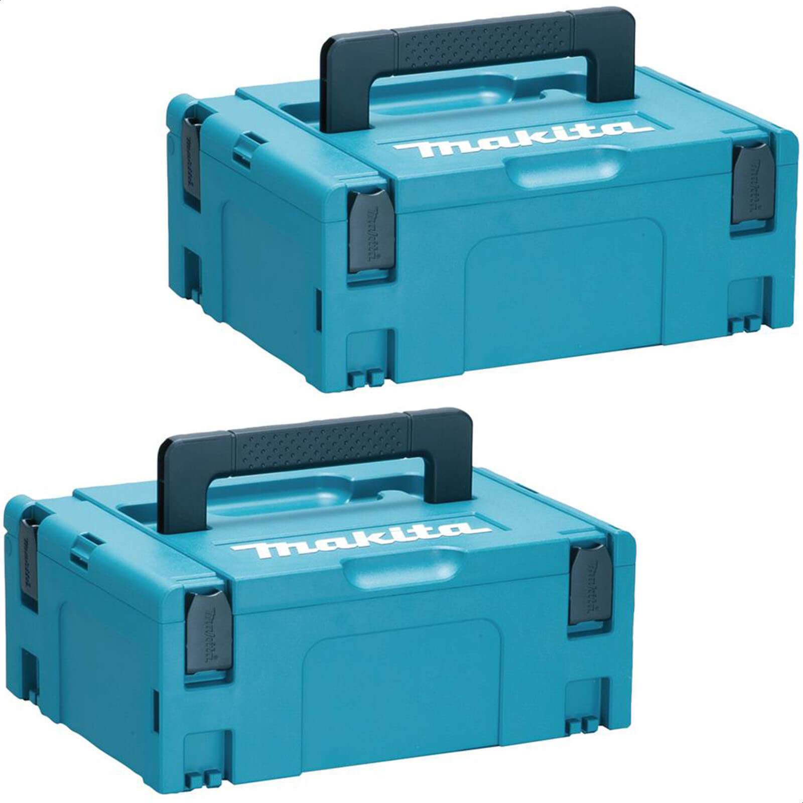 Image of Makita 2 Piece 821550-0 MakPac Connector Stackable Power Tool Case Set